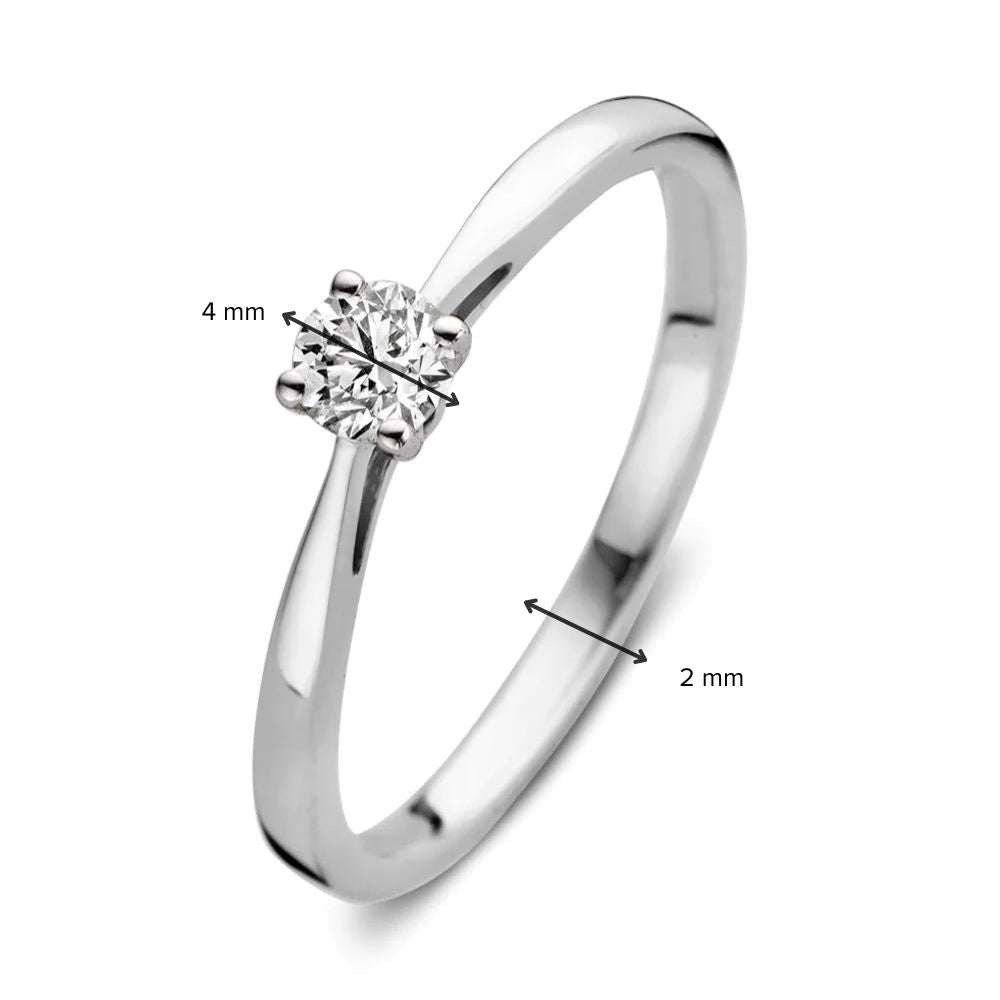 Ring Olivia 0.20 ct. white gold