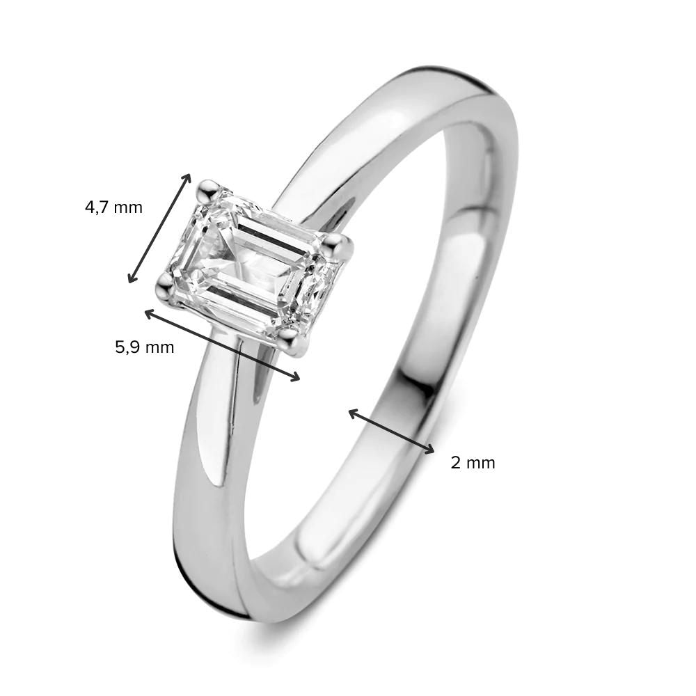 Ring Nora 0.50 ct. white gold