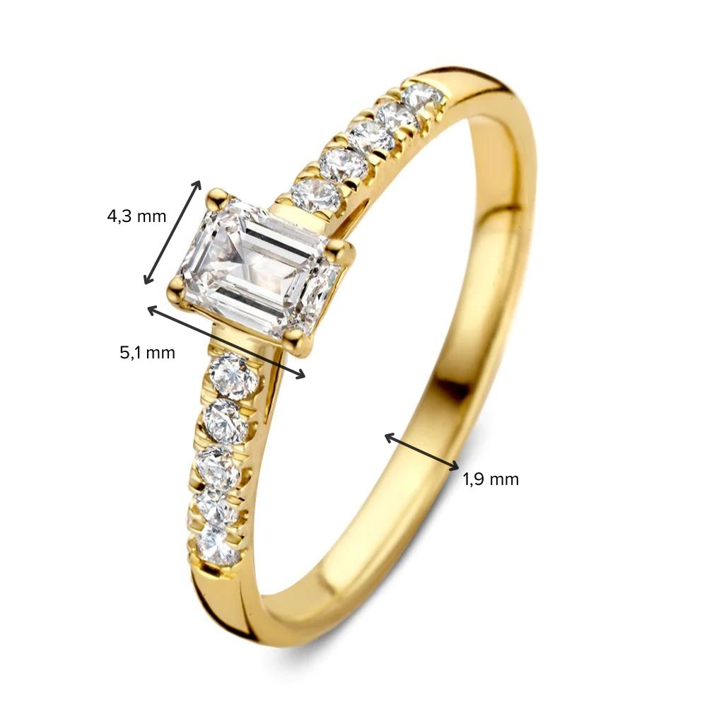 Ring Nora Royal 0.48 ct. yellow gold