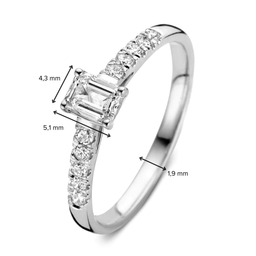 Ring Nora Royal 0.48 ct. white gold