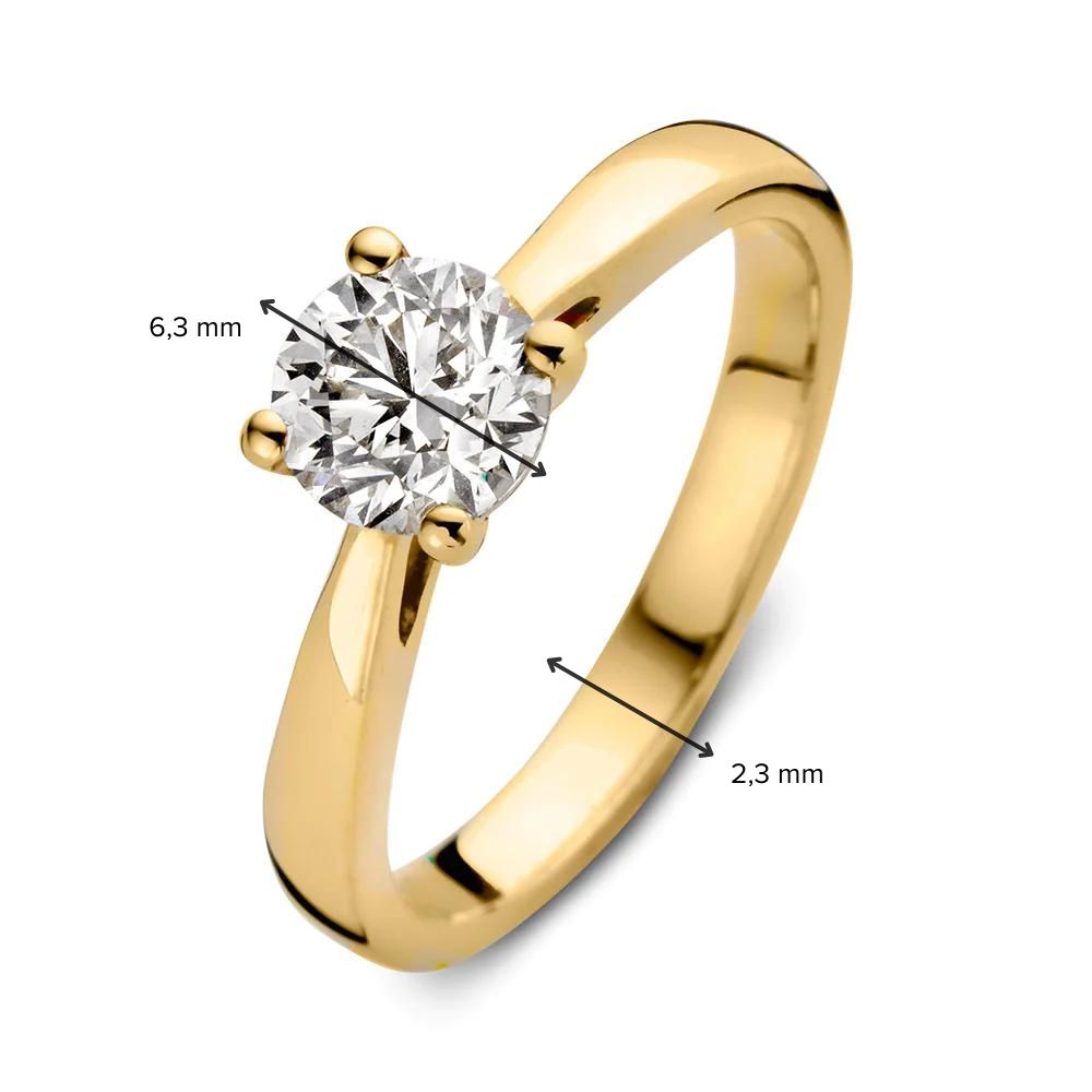 Ring Olivia 1.00 ct. yellow gold