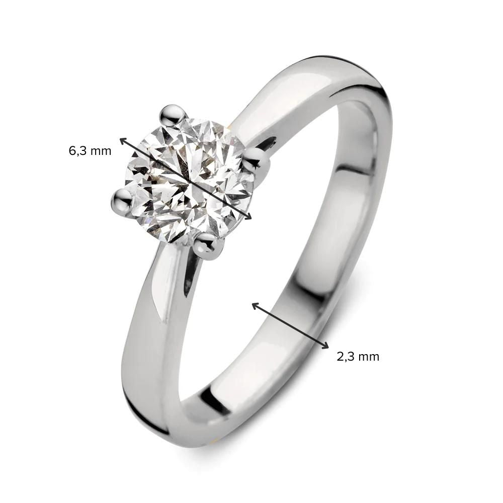 Ring Olivia 1.00 ct. white gold