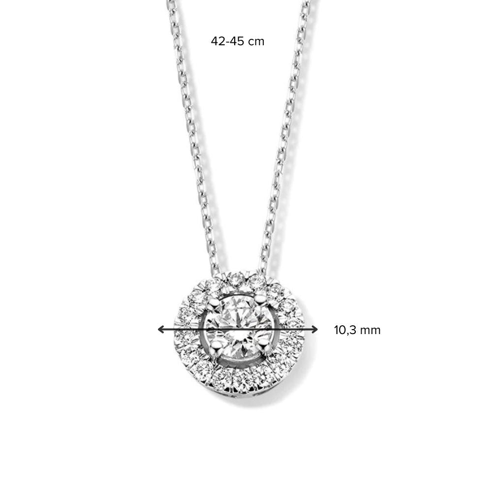 Necklace Emma 0.75 ct. white gold