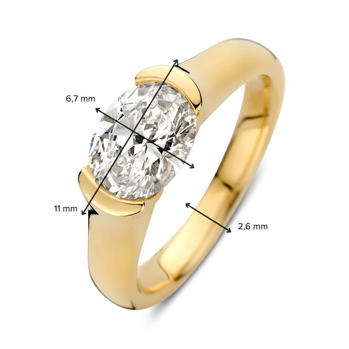Ring Sara 1,50 crt. geelgoud