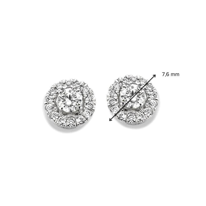 Ear studs Emma 0.60 ct. white gold