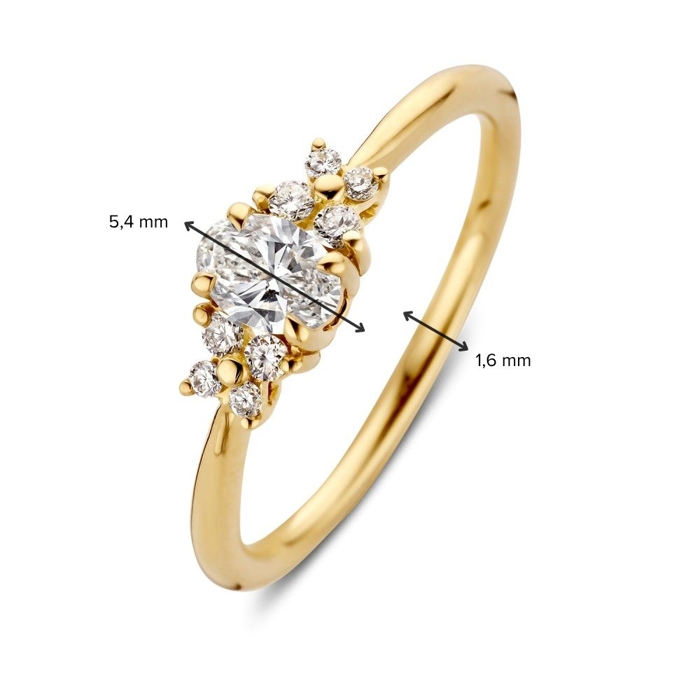 Ring Lucy 0,42 Karat Gelbgold