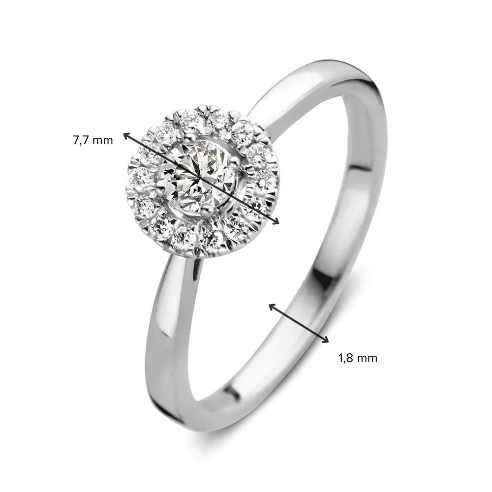 Ring Emma 0.30 ct. white gold