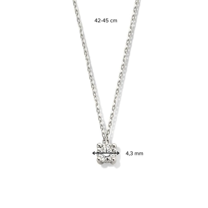 Necklace Olivia 0.30 ct. white gold