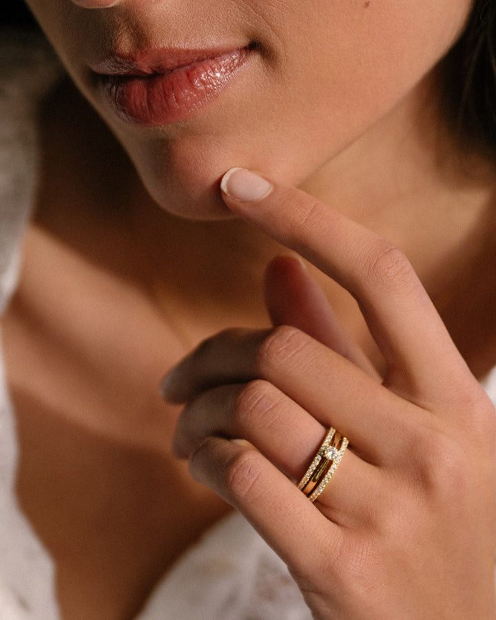 Ring Millie 0.20 ct. yellow gold