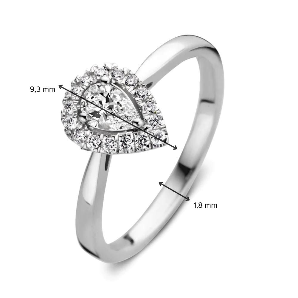 Ring Elin 0.30 ct. white gold