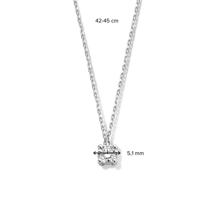 Necklace Olivia 0.50 ct. white gold