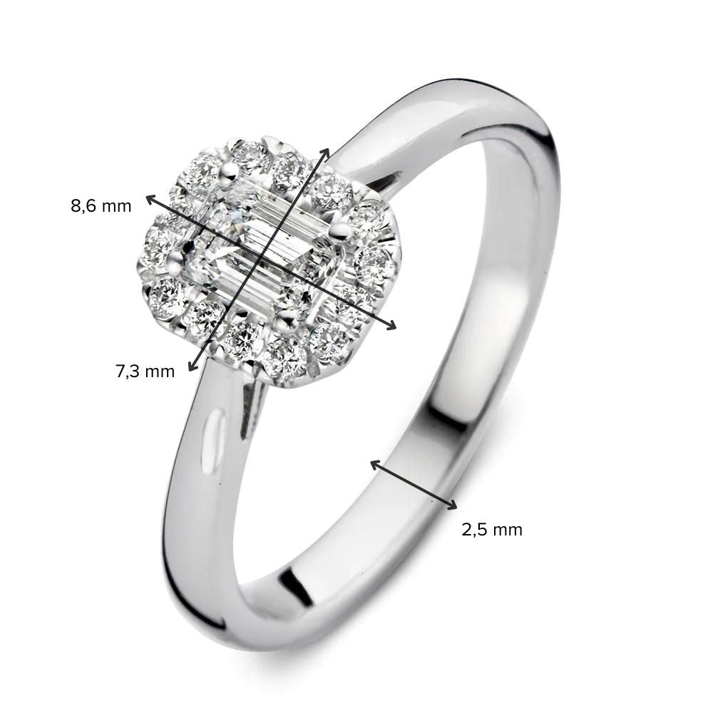 Ring Ivy 0.66 ct. white gold