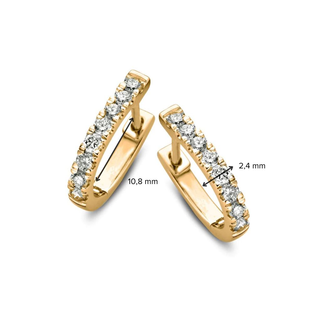Earrings Millie 0.50 ct. yellow gold