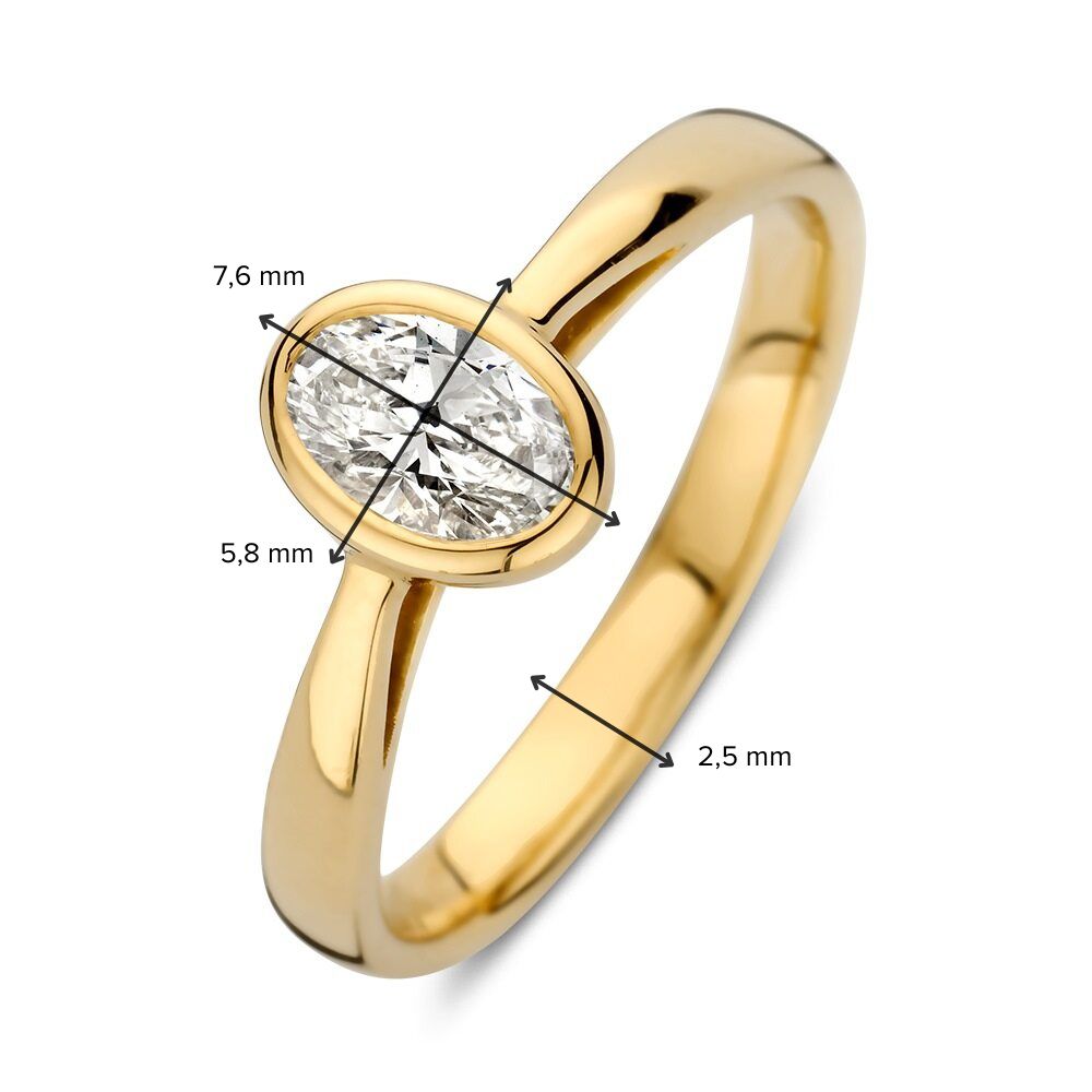 Ring Maja 0,75 crt. geelgoud