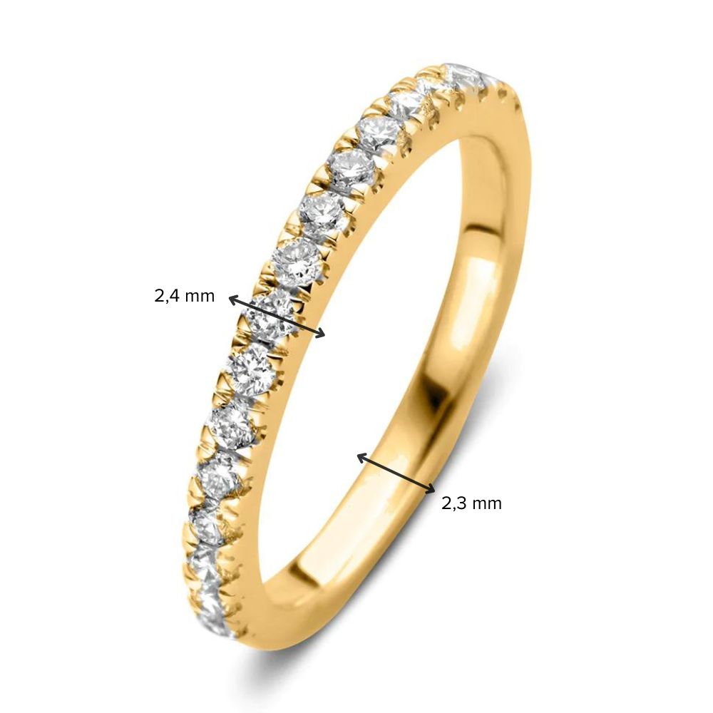 Ring Millie 0.44 ct. yellow gold