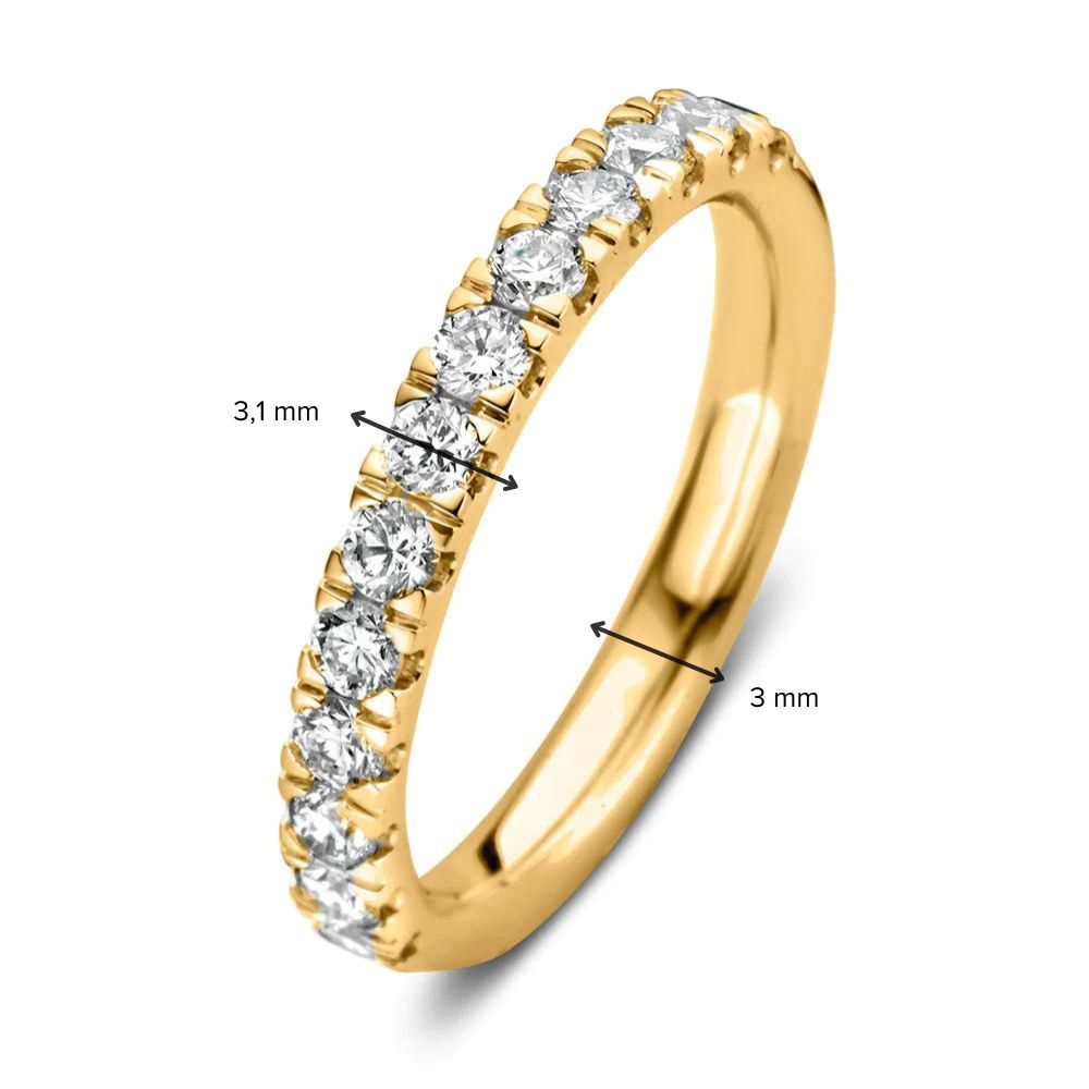 Ring Millie 0.86 ct. yellow gold