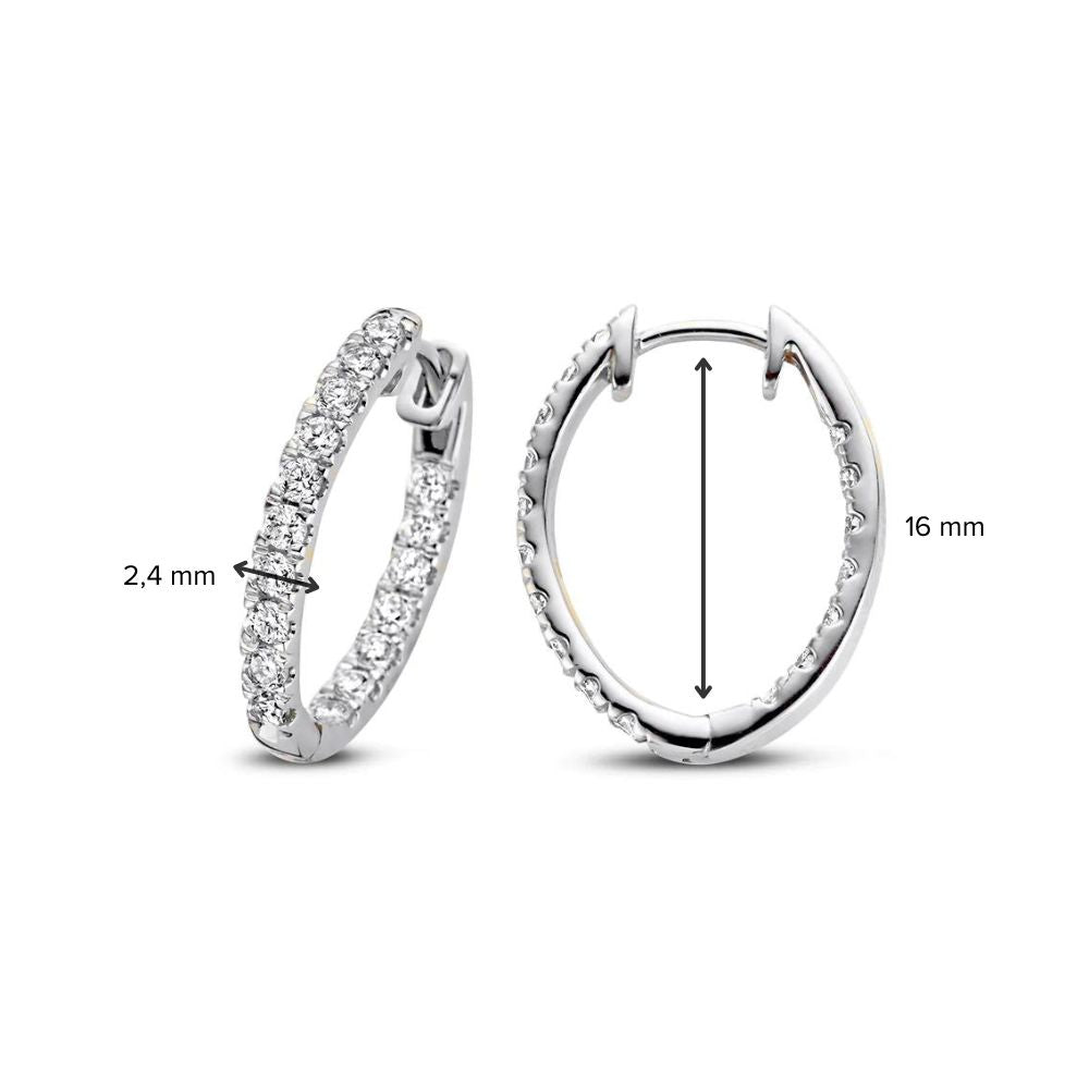 Earrings Lauren 1.00 ct. white gold