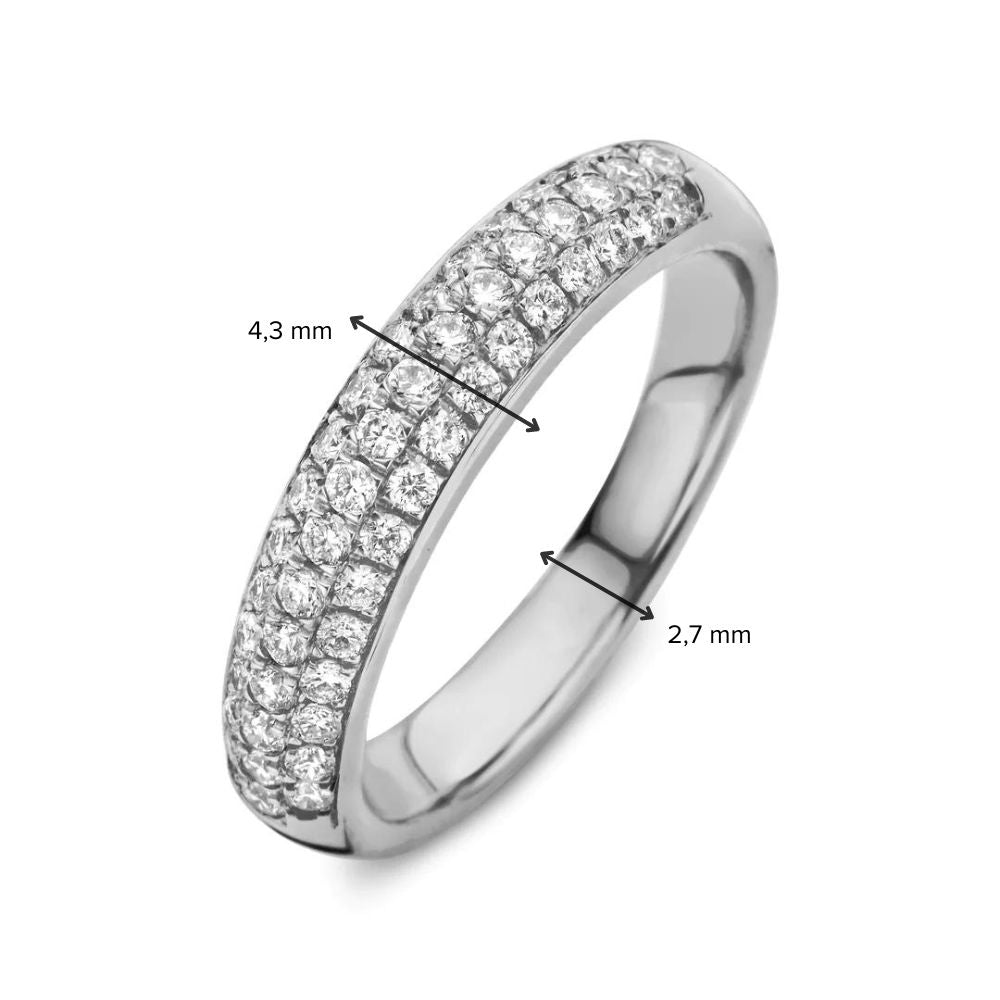 Ring Emilie 0.86 ct. white gold