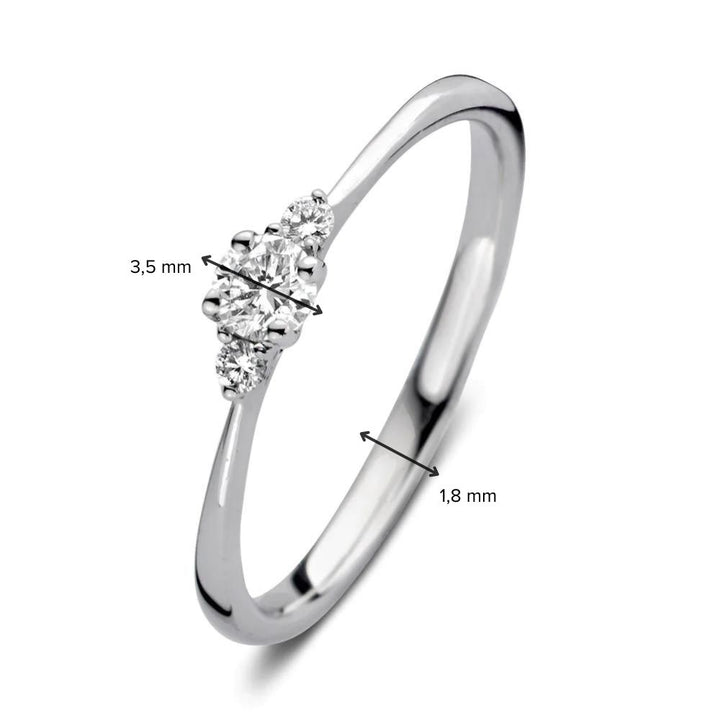 Ring Alix 0.20 ct. white gold