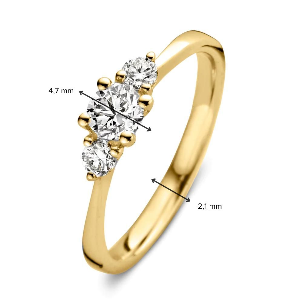 Ring Alix 0.50 ct. yellow gold