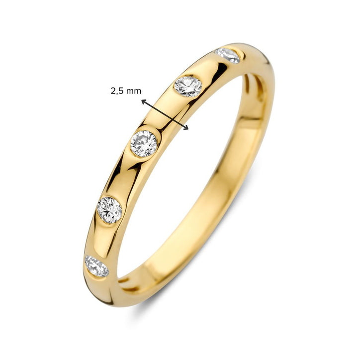 Ring Jolie 0,15 crt. geelgoud