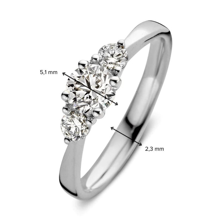 Ring Alix 0.75 ct. white gold