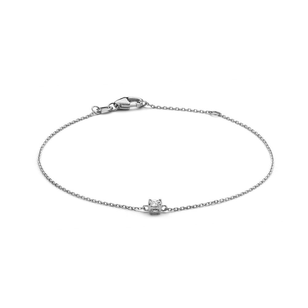 Bracelet Olivia 0,15 ct. white gold