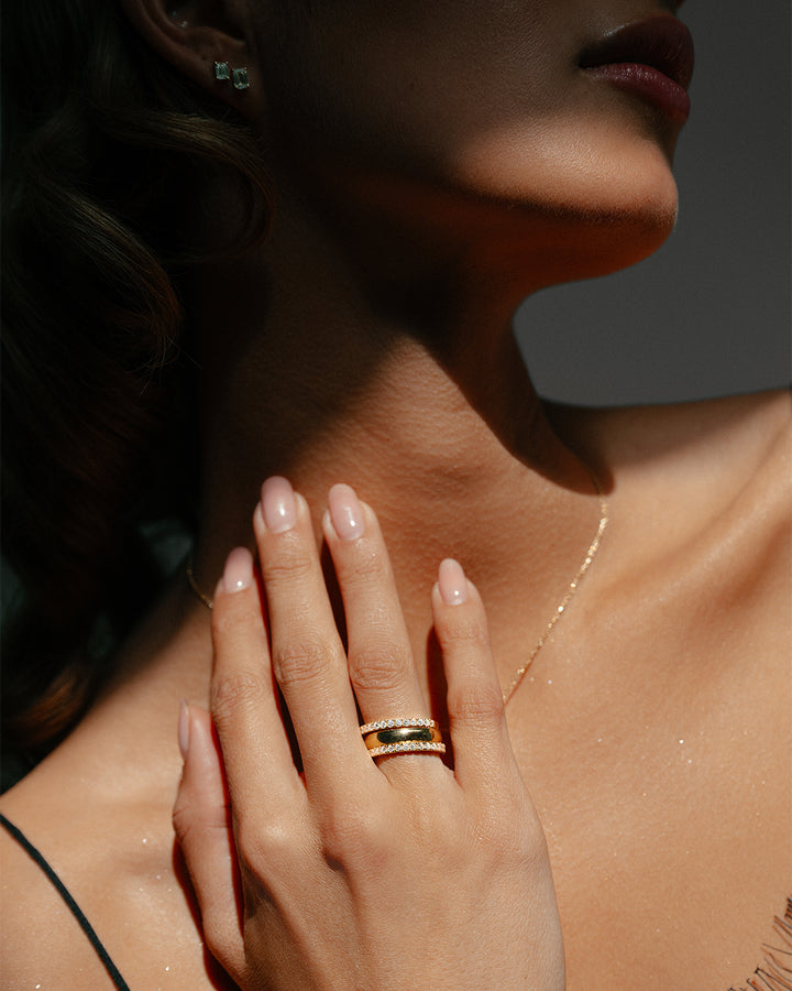 Wedding band Jess yellow gold 4mm