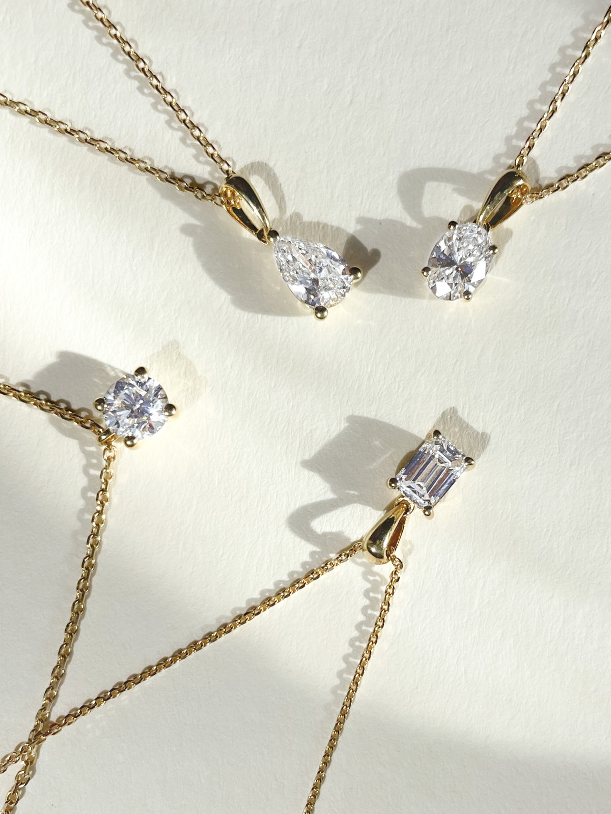 Collier Franky 0,50 crt. geelgoud