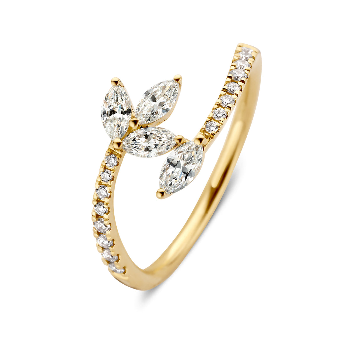 Ring Poppy 0,57 kt. Gelbgold