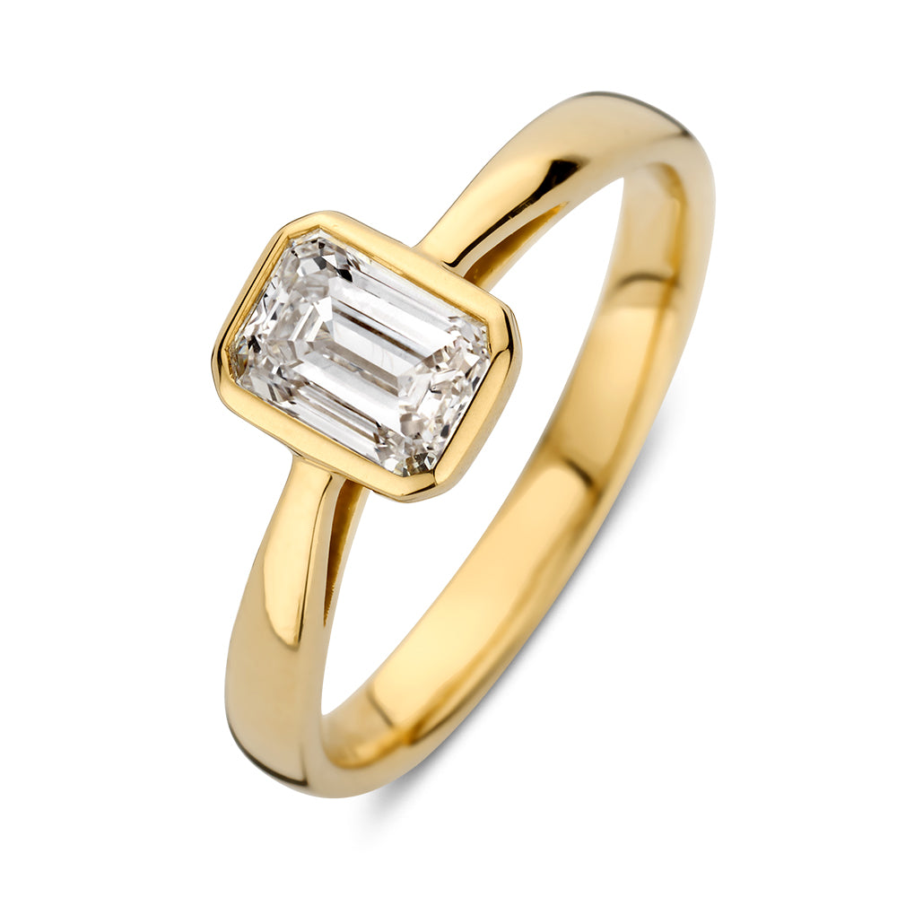 Ring Lara 0.75 crt. yellow gold