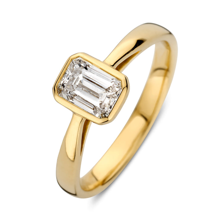 Ring Lara 0,75 crt. geelgoud