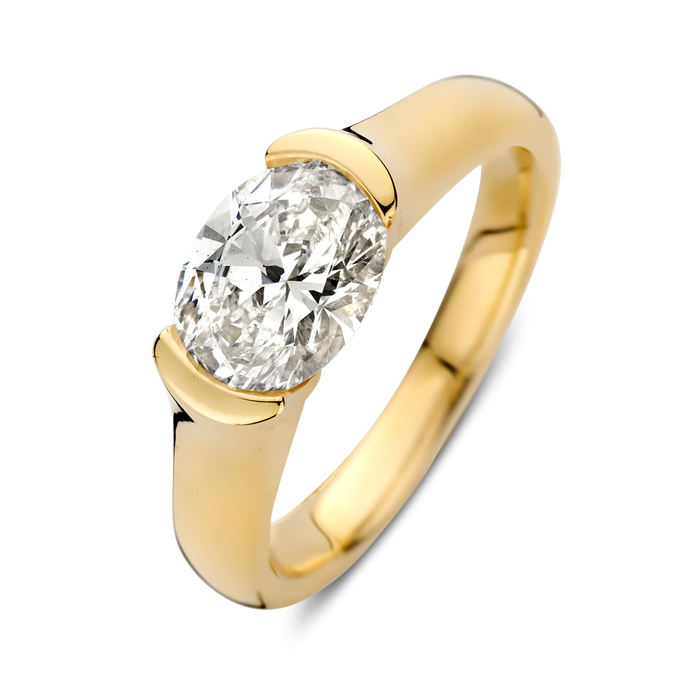 Ring Sara 1.50 crt. yellow gold