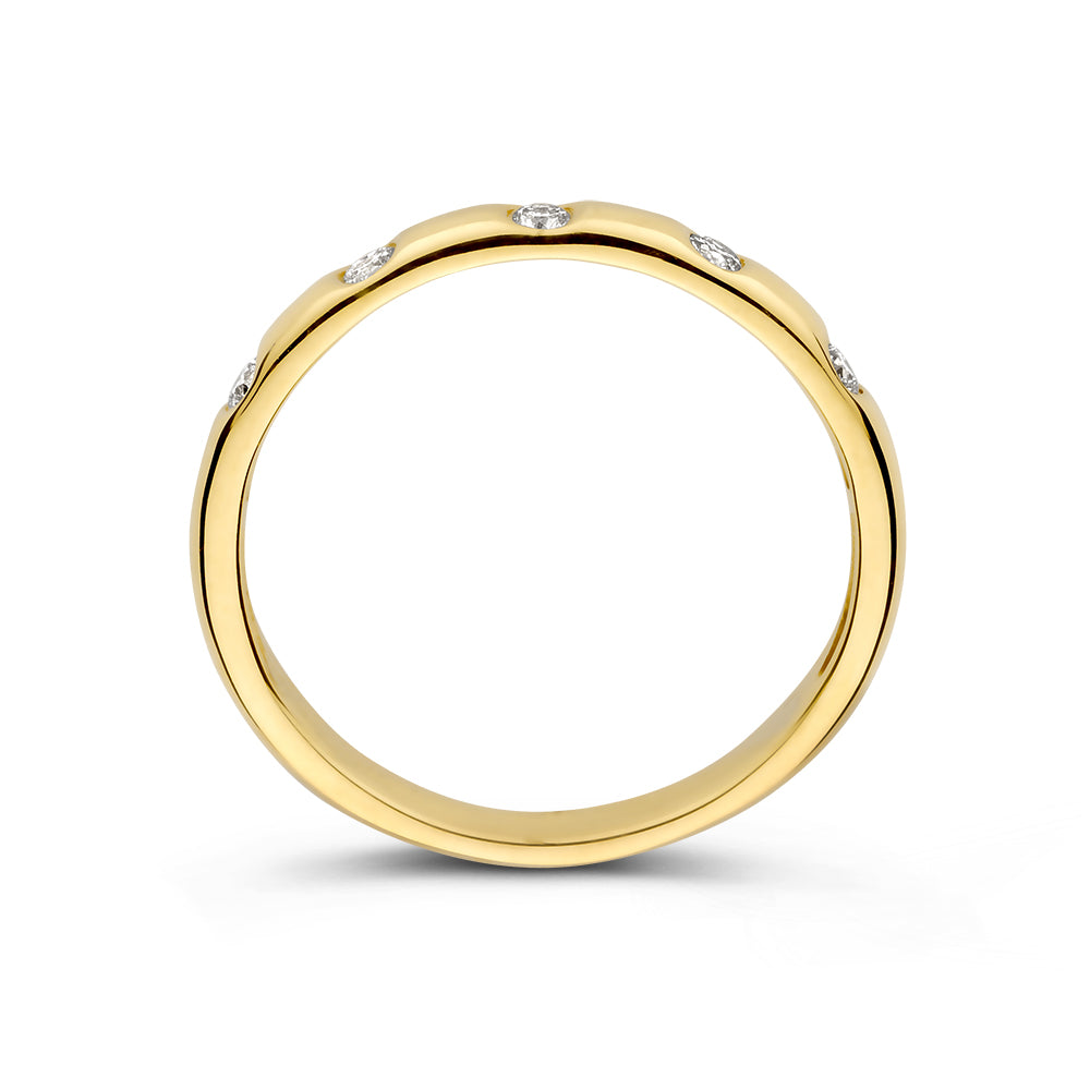 Ring Jolie 0,15 crt. geelgoud