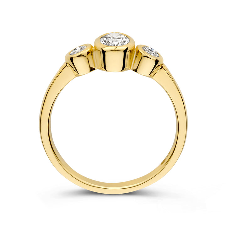 Ring Sofia 0,70 crt. geelgoud