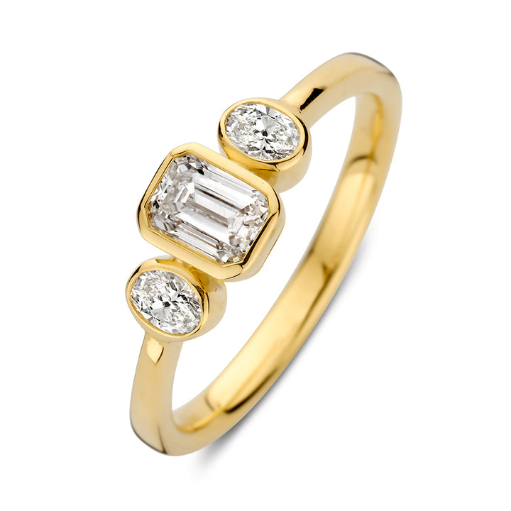 Ring Charlie 0,70 crt. geelgoud