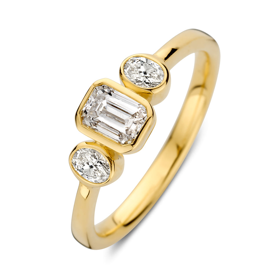 Ring Charlie 0.70 crt. yellow gold