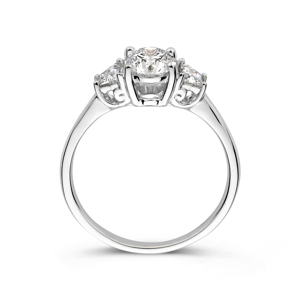 Ring Cato 1,40 crt. witgoud
