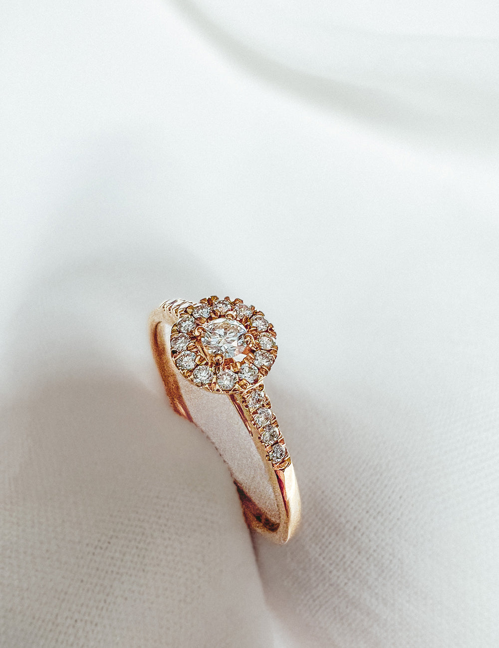 Ring Emma royal 0.20 crt. yellow gold