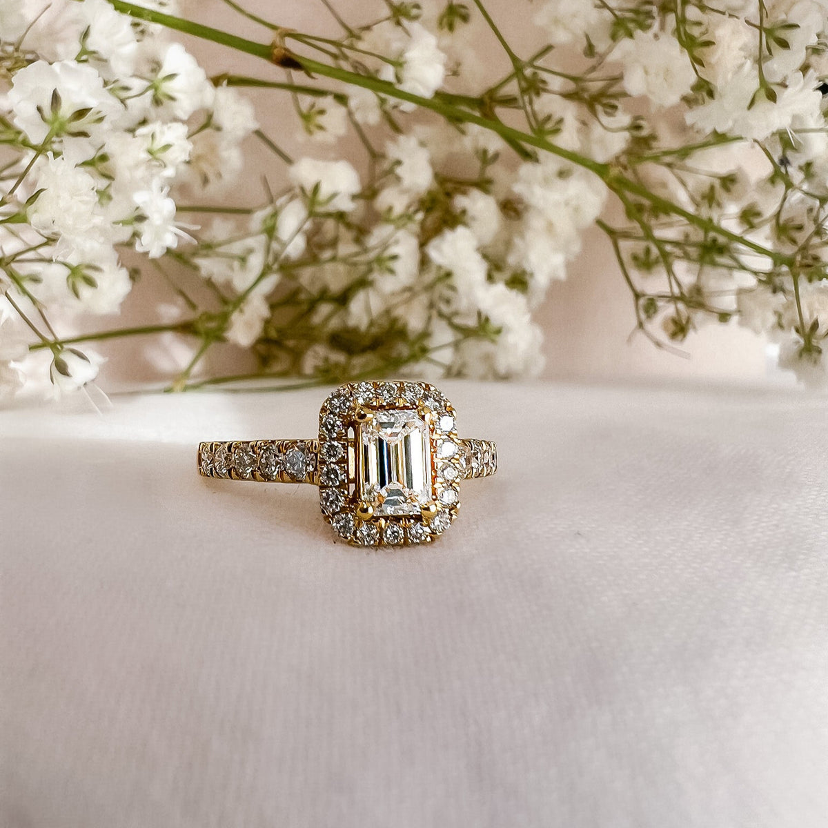 Ring Ivy royal 1.00 ct. yellow gold
