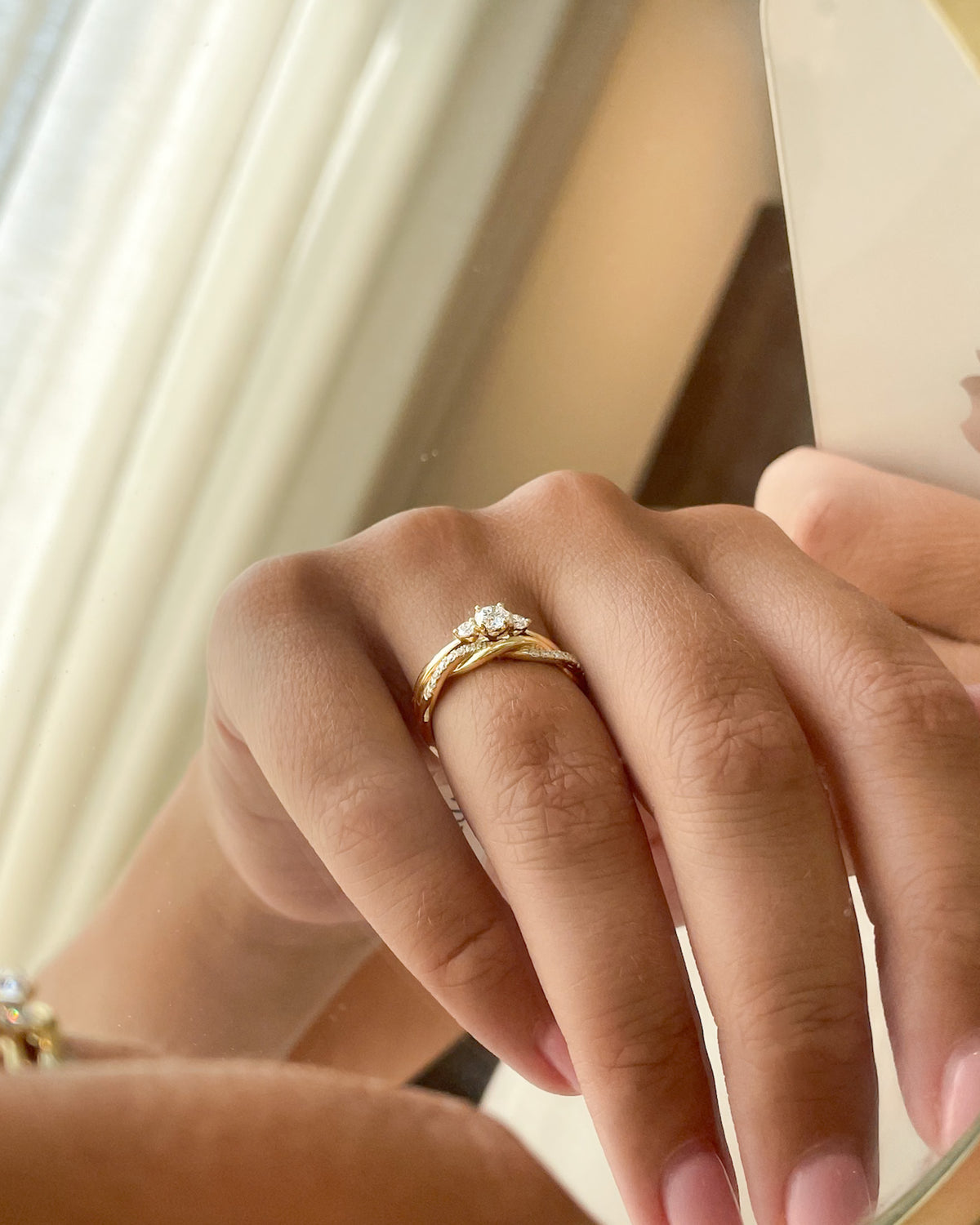Ring Jackie 0,15 crt. geelgoud