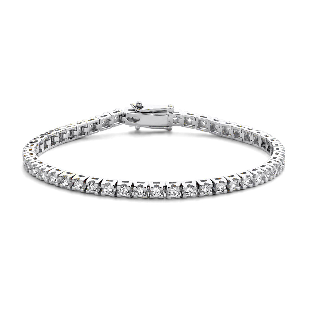 Aurore witgouden tennisarmband diamant