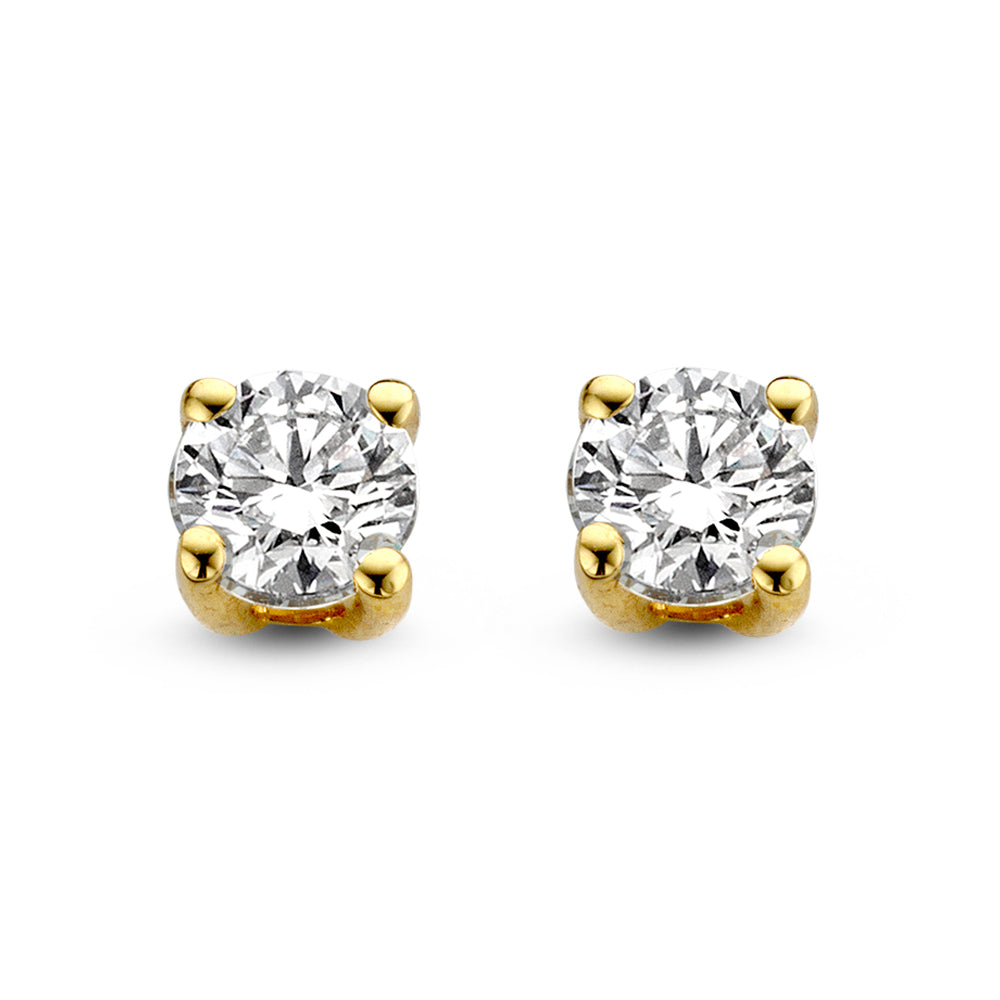 Ear studs Olivia 1,00 ct. yellow gold