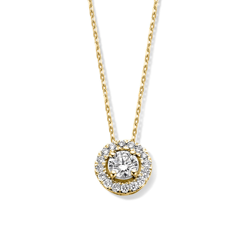 Necklace Emma 0.50 ct. yellow gold