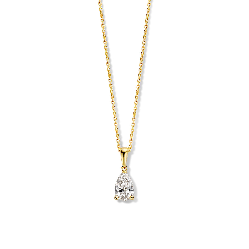 Necklace Ava 0.50 ct. yellow gold