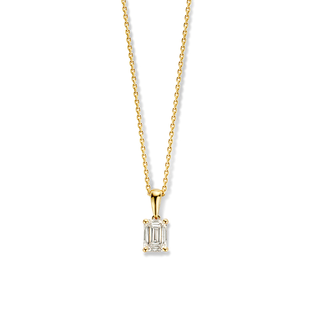 Necklace Nora 0.50 ct. yellow gold