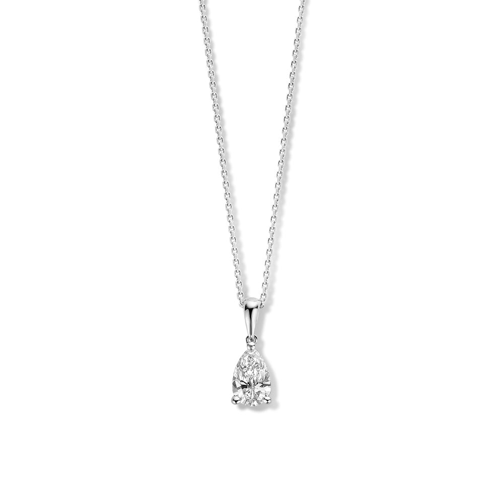 Necklace Ava 0.50 ct. white gold
