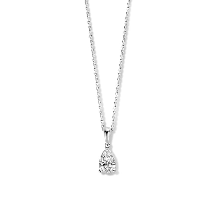 Necklace Ava 0.50 ct. white gold