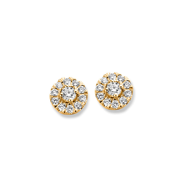 Ear studs Emma 0.20 ct. yellow gold