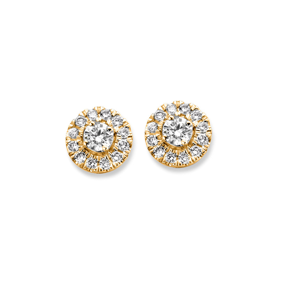 Ear studs Emma 0.30 ct. yellow gold